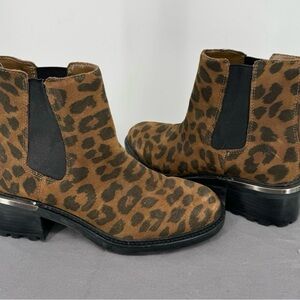 Vince Camuto Leopard Ankle Booties